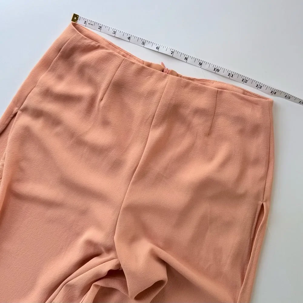 Noreen Phillips Couturiere Split Leg Beachy Wide Leg Pants w/ Lace Liner S - Picture 8 of 9